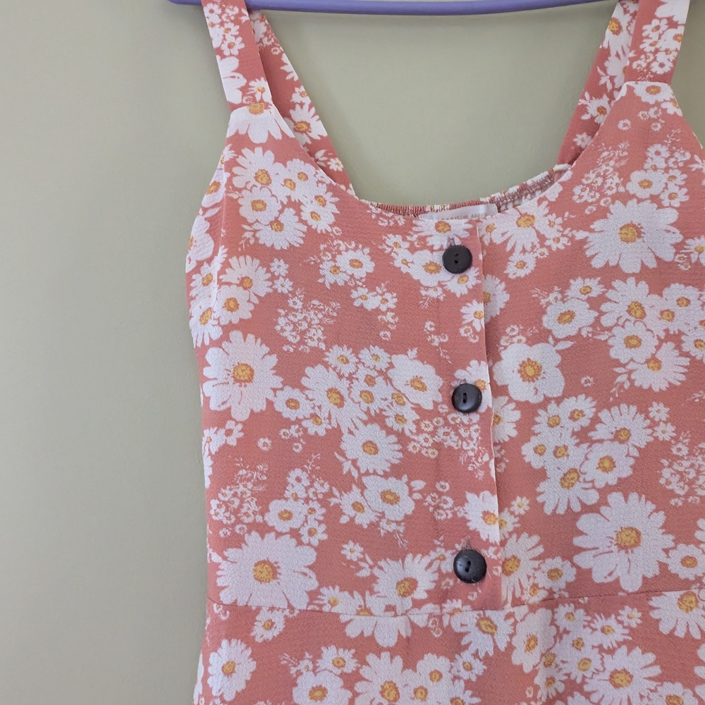 Monteau Pink Floral Dress